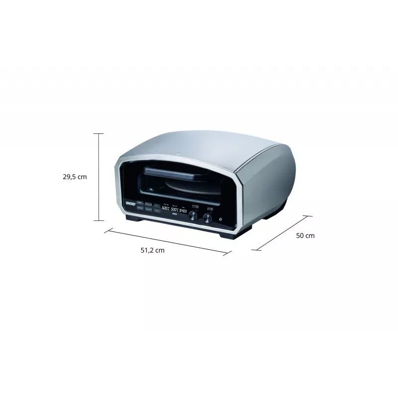 Forno de pizza Unold Enzo 68916 máquina/forno de pizza 1 pizza(s) 2100 W aço inoxidável