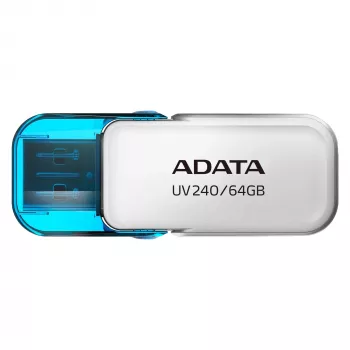 Pen USB ADATA UV240 64 GB USB Type-A 2.0 Azul, Branco