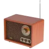 Rádio portátil Adler AD 1171 – AM/FM, 10 W RMS, Bluetooth, antena externa, bronze, 290×200×172 mm