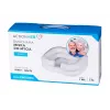 Bacia de lavagem insuflável ActionMed PM100AM — bacia retangular de higiene e reabilitação com bomba, branco