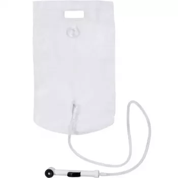 Bacia de lavar insuflável ActionMed PM200AM — bacia retangular portátil de higiene, branco, bomba e tubo incluídos