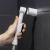 Bacia de lavagem insuflável ActionMed PM200AM — bacia de higiene retangular portátil, branco, bomba e mangueira incluídas