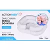 Bacia de lavagem insuflável ActionMed PM200AM — bacia de higiene retangular portátil, branco, bomba e mangueira incluídas