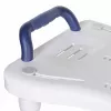 Assento de banho ActionMed LW400AM 2-em-1 com disco de transferência giratório, branco, resistente à humidade, assento ergonómico, orifício de suspensão