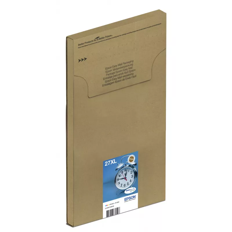 Epson Multpack despertador 3 cores 27XL tinta DURABrite Ultra EasyMail