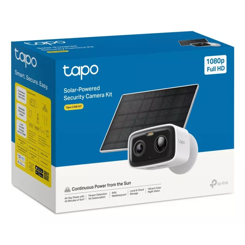 TP-Link Tapo C400 KIT Câmara de vigilância IP exterior 1920 x 1080 píxeis parede