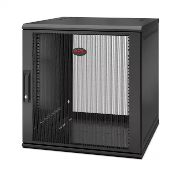 APC NetShelter WX AR112SH6 - 12U, armário de patch 19 polegadas, montagem na parede, pré-montado, 600 mm de profundidade