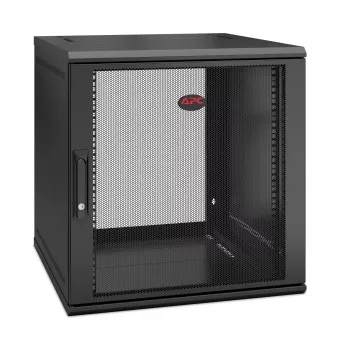 APC NetShelter WX AR112SH6 - 12U, armário de patch 19 polegadas, montagem na parede, pré-montado, 600 mm de profundidade