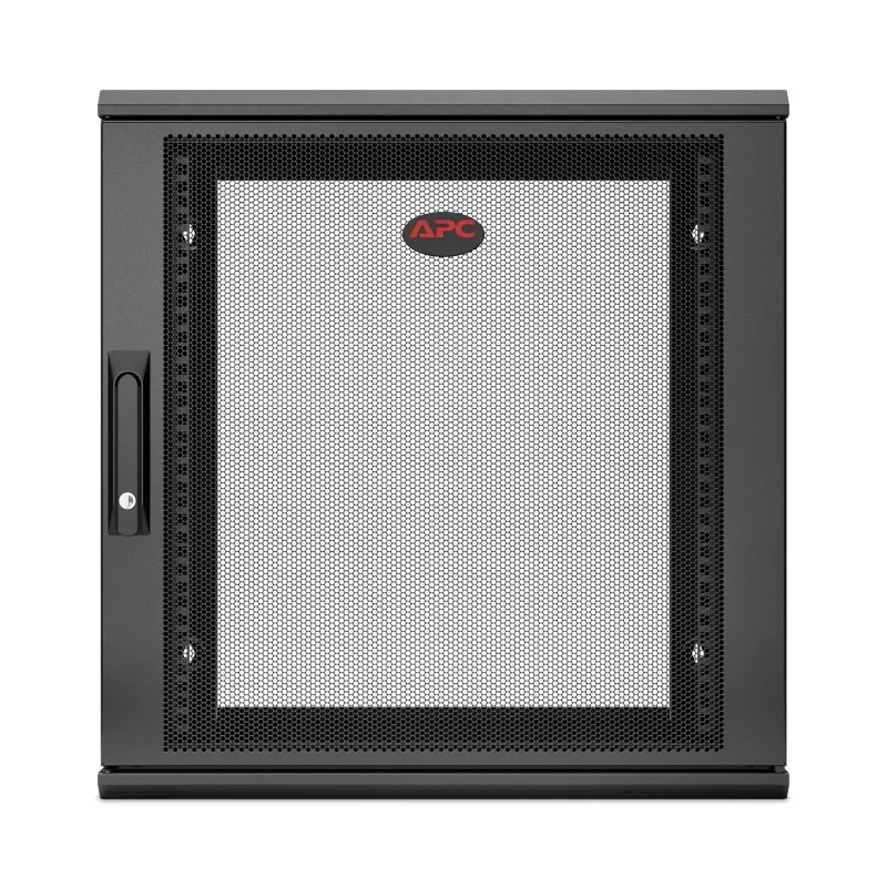 APC NetShelter WX AR112SH6 - 12U, armário de patch 19 polegadas, montagem na parede, pré-montado, 600 mm de profundidade
