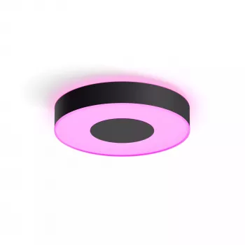 Lâmpada de teto inteligente Philips Hue Infuse preto Bluetooth LED, Ø 381 mm, A 86 mm