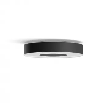 Lâmpada de teto inteligente Philips Hue Infuse preto Bluetooth LED, Ø 381 mm, A 86 mm