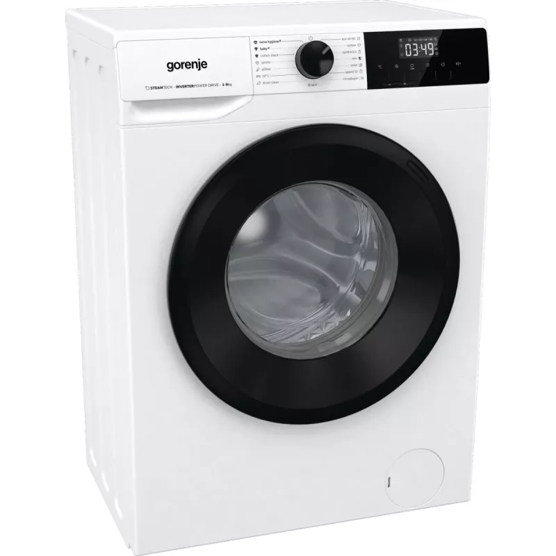 Gorenje Máquina de lavar WNHPI94A1PS BK070, carga frontal, 9 kg, B, 75 dB, 1400 rpm, A