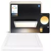 Philips Aurelle Square Panel Light, lâmpada de teto inteligente, Bluetooth/Zigbee, branco, LED, alumínio, variável
