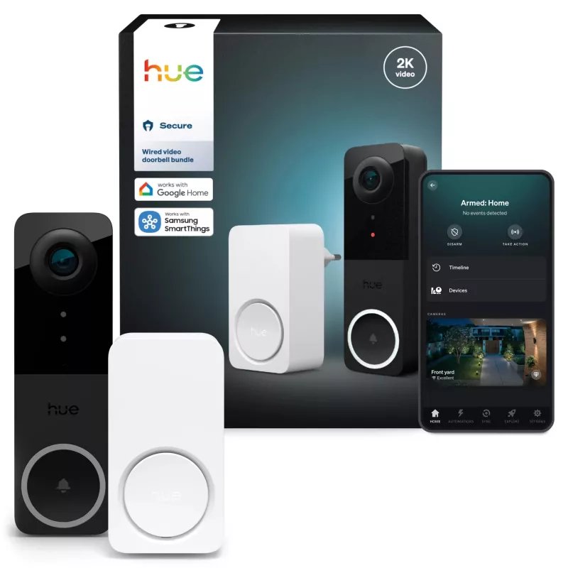 Philips Conjunto de campainha preto