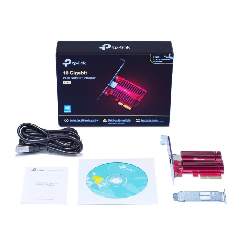 Placa de rede TP-Link TX401 interna Ethernet 10000 Mbit/s