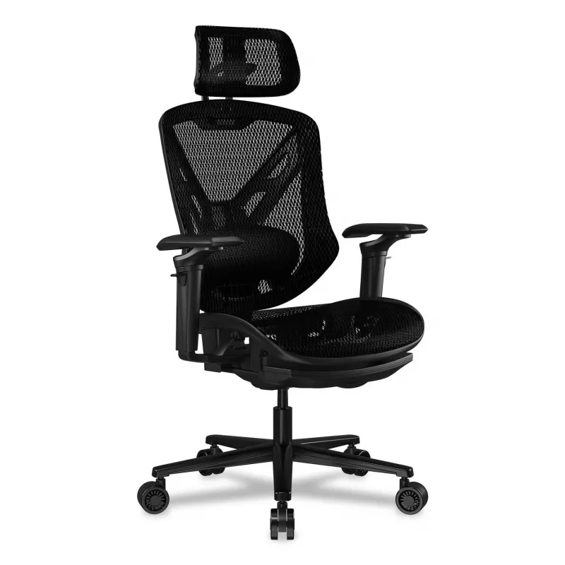 Cadeira gaming universal COUGAR Gaming CGR-SPD-GRB preta 120 kg