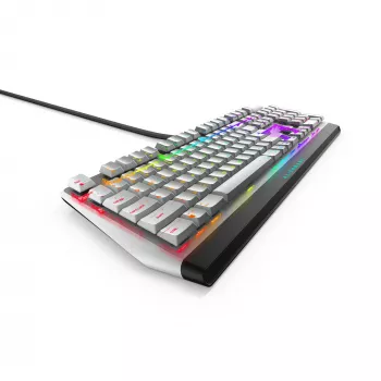 Teclado gaming Alienware AW510K USB preto, branco