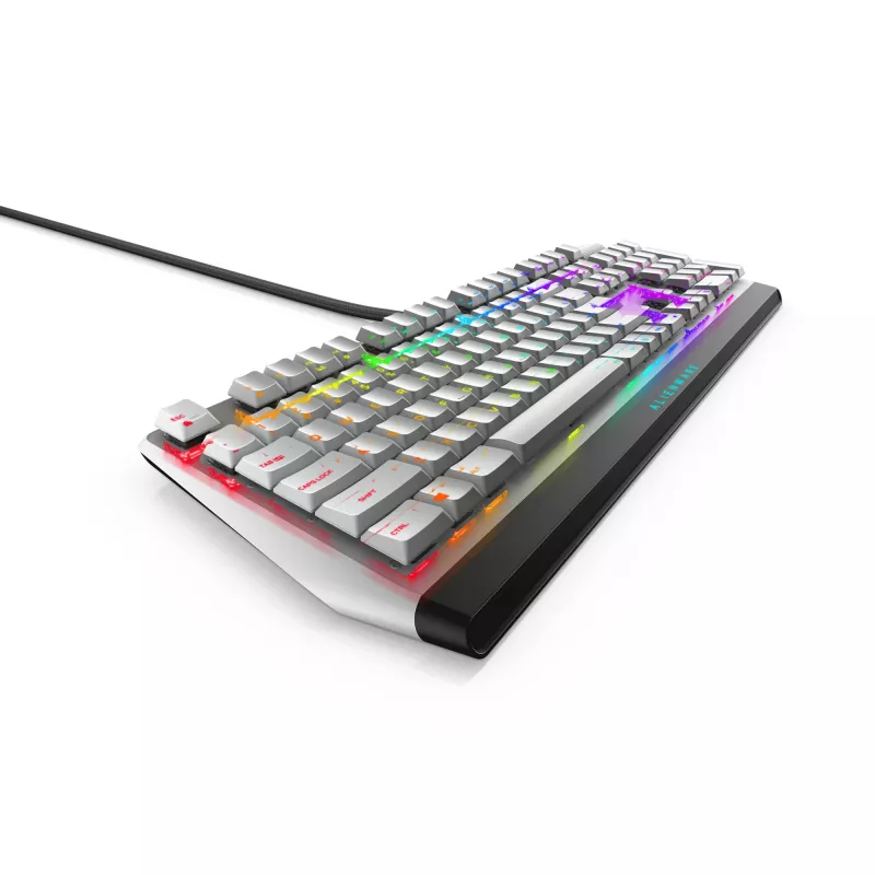 Teclado gaming Alienware AW510K USB preto, branco
