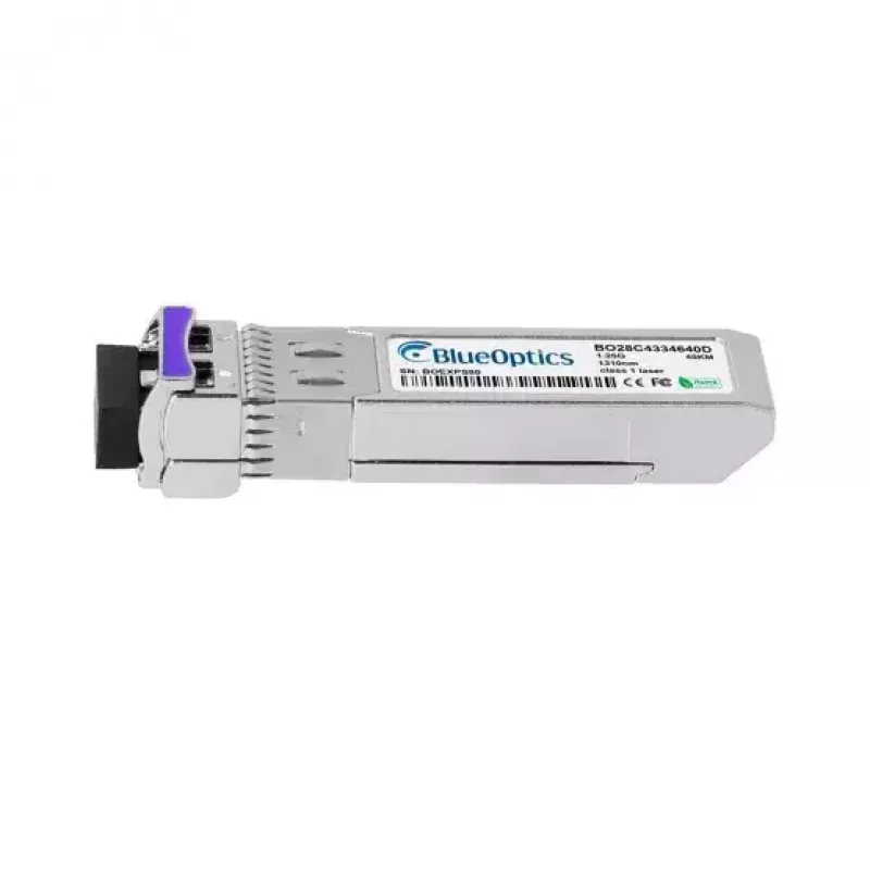 Módulo transceptor de rede BlueOptics 02310XQV-BO — SFP de fibra ótica, 1250 Mbit/s, cSFP, prateado