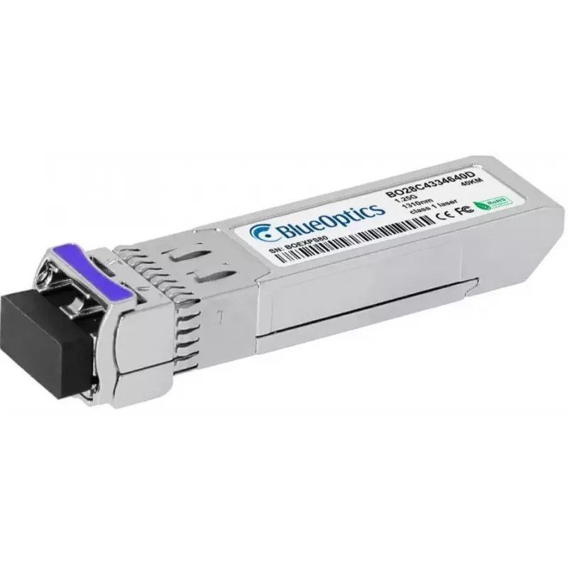 Transceptor SFP de fibra ótica BlueOptics AT-SPBD40DUAL-14-BO, interface cSFP, conector LC, alumínio