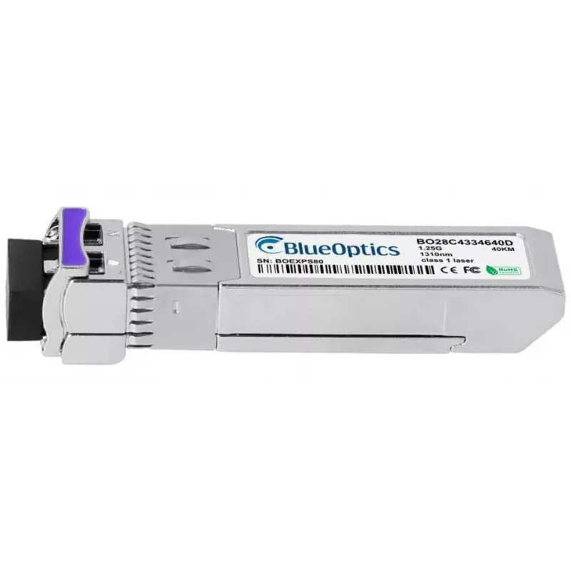 Transceptor SFP de fibra ótica BlueOptics AT-SPBD40DUAL-14-BO, interface cSFP, conector LC, alumínio