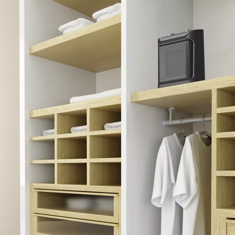 Termoventilador elétrico Rowenta Mini Excel SO9261 interior preto 1800 W