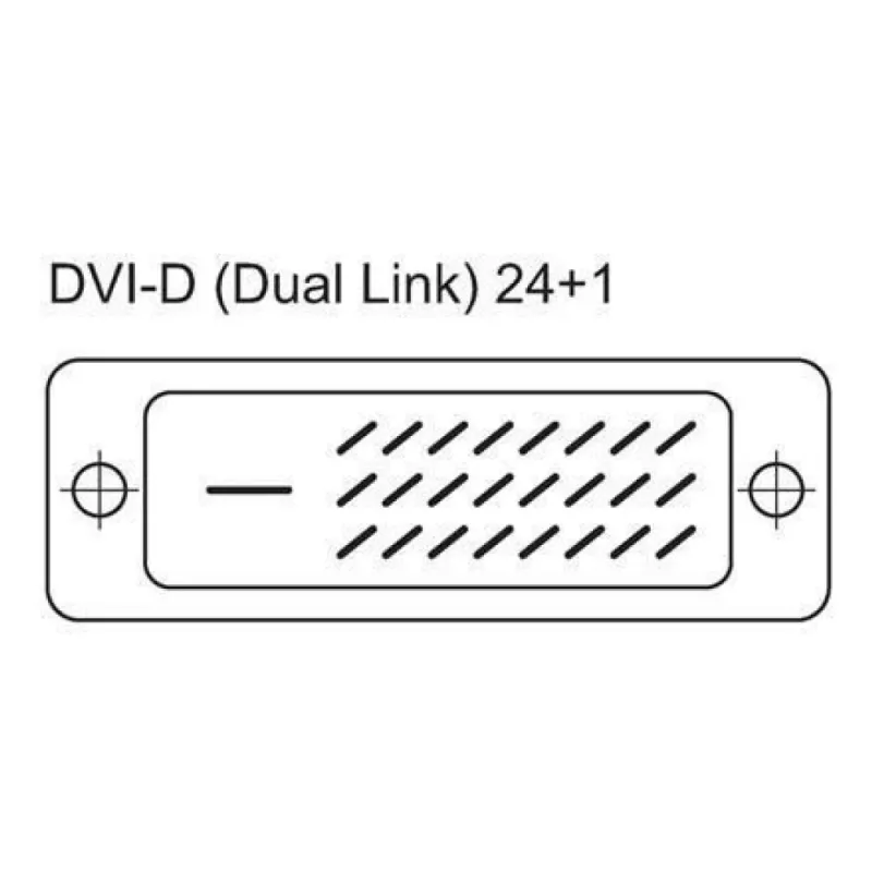 Techly DVI digital Dual Link (DVI-D) com ferrite 20 m ICOC DVI-8120F