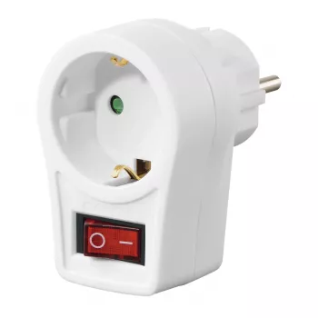 Hama 00223212 Adaptador de ficha de rede tipo F branco