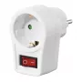 Hama 00223212 Adaptador de ficha de rede tipo F branco