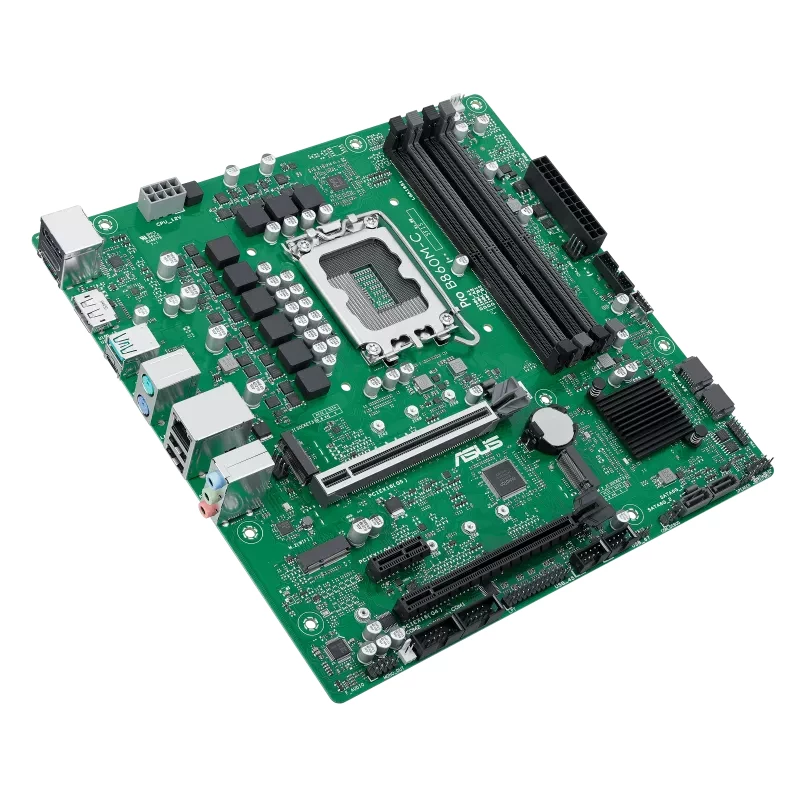 Motherboard ASUS PRO B860M-C-CSM — Intel B860, LGA 1851 (Socket V1), Micro ATX, 4× DIMM DDR5, 256 GB máx.