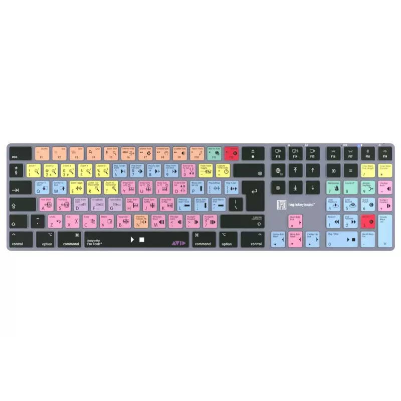 Logickeyboard Avid Pro Tools Titan UK Mac teclado LKB-PT-TM-UK
