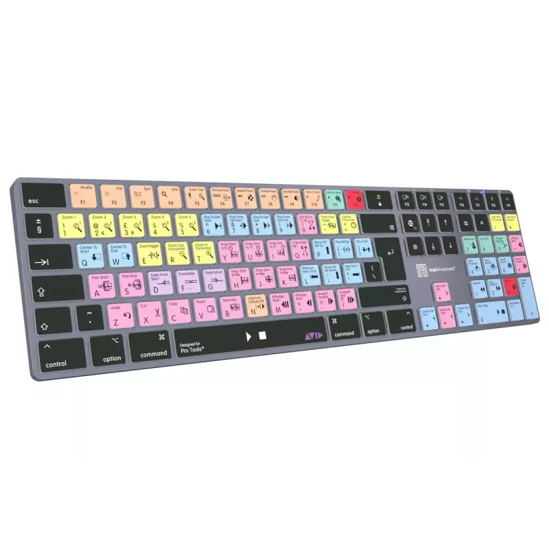 Logickeyboard Avid Pro Tools Titan UK Mac teclado LKB-PT-TM-UK