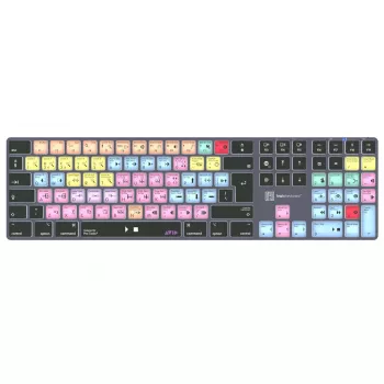 Logickeyboard LKB-PT-TM-UK Teclado Office Bluetooth QWERTY inglês tamanho completo