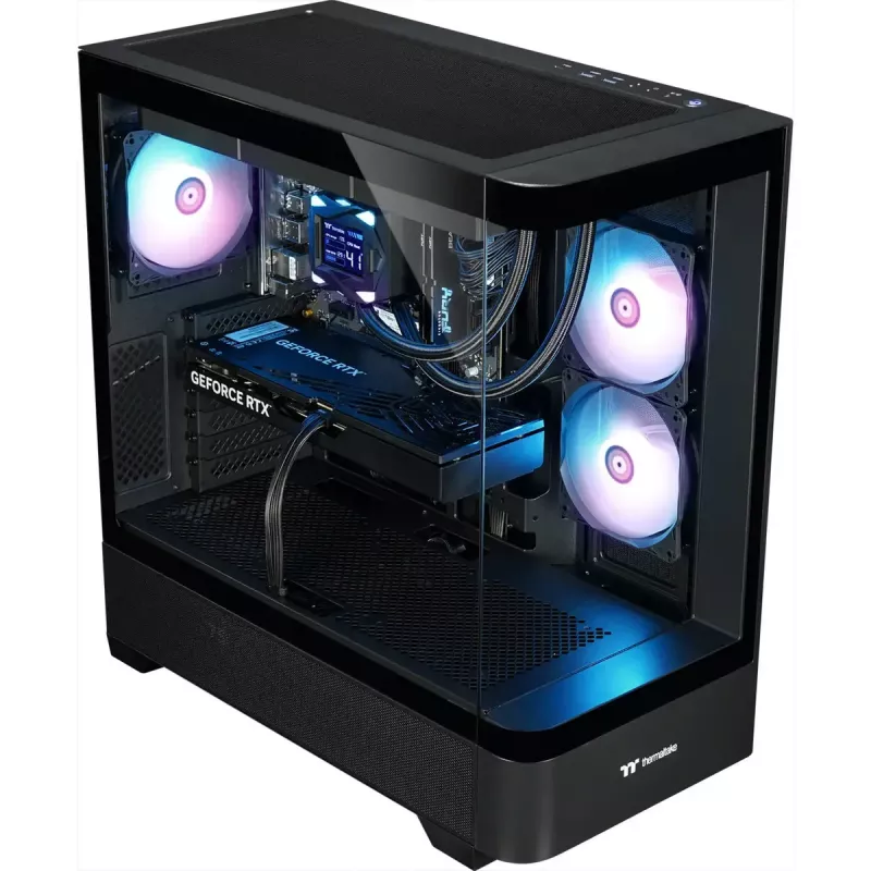 PC gaming desktop THERMALTAKE FTW V290a 5070 preto/transparente, Windows 11 Pro