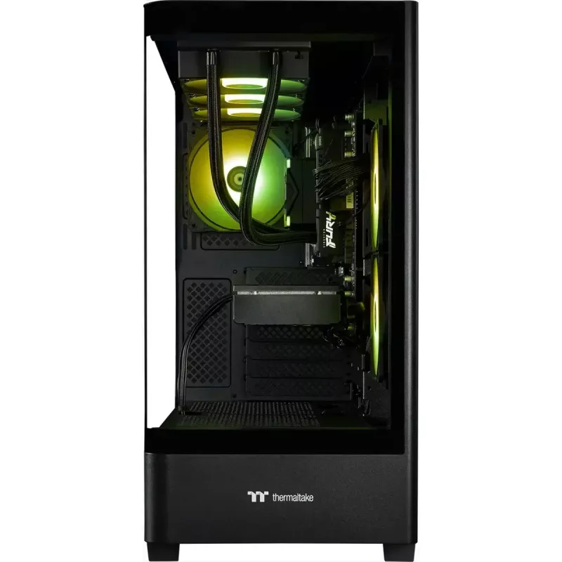 PC gaming desktop THERMALTAKE FTW V290a 5070 preto/transparente, Windows 11 Pro