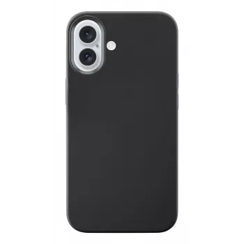 Cellularline Sensation – capa para iPhone 16 em silicone soft-touch, capa, Apple, iPhone 16, 15,5 cm (6,1 polegadas), preto