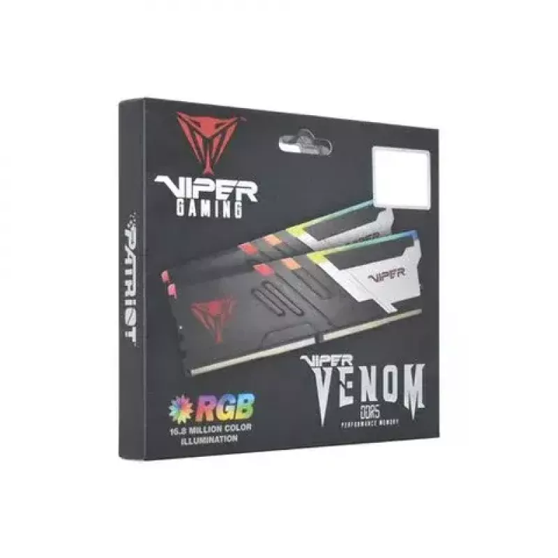 32 GB Patriot DIMM 6800 (2x 16 GB) kit duplo (preto, PVVR532G680C34K, Viper Venom RGB, INTEL XMP)