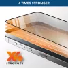 Cellularline Fortified Xtreme Glass - iPhone 16 vidro temperado ultrarresistente com bordas reforçadas, fácil de aplicar e extremamente resistente