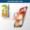 Cellularline Fortified Xtreme Glass - iPhone 16 vidro temperado ultrarresistente com bordas reforçadas, fácil de aplicar e extremamente resistente