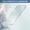 Cellularline Fortified Xtreme Glass - iPhone 16 vidro temperado ultrarresistente com bordas reforçadas, fácil de aplicar e extremamente resistente