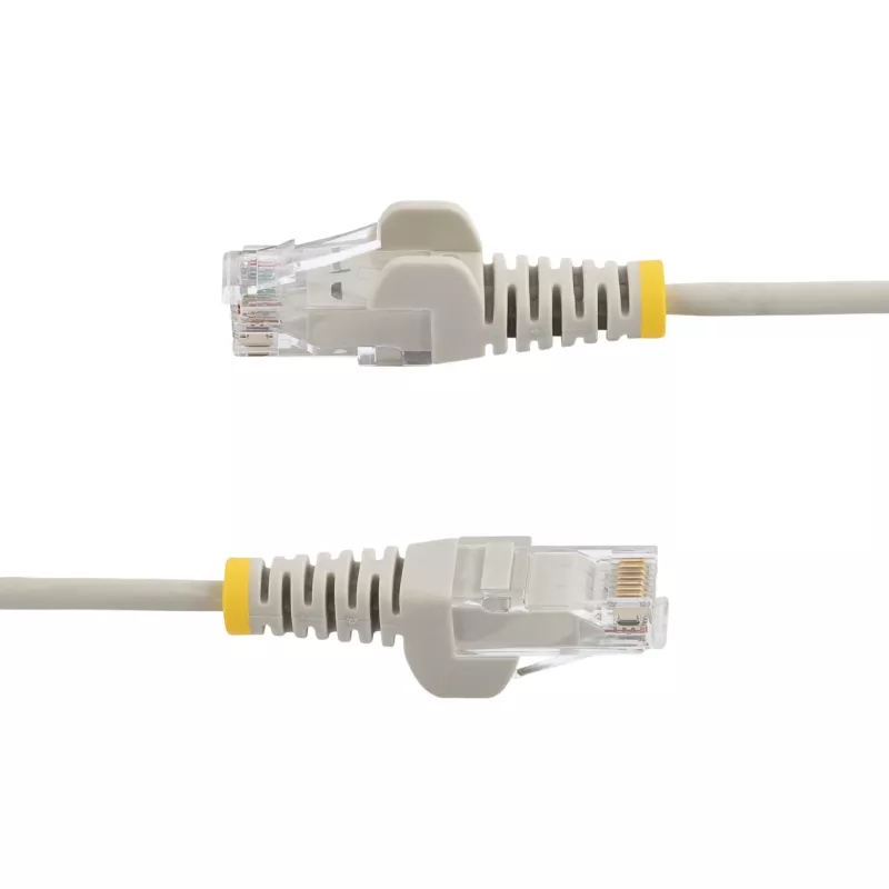 Cabo StarTech.com 0,5 m CAT6 – fino – fichas RJ45 snagless – cinzento