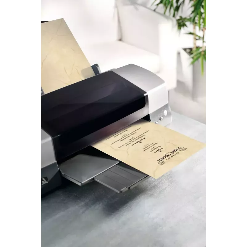 Papel de impressão artística Sigel DP648 50 folhas bege 200 g/m²