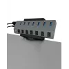 ICY BOX IB-MSA106-HH Suporte passivo Hub USB Preto