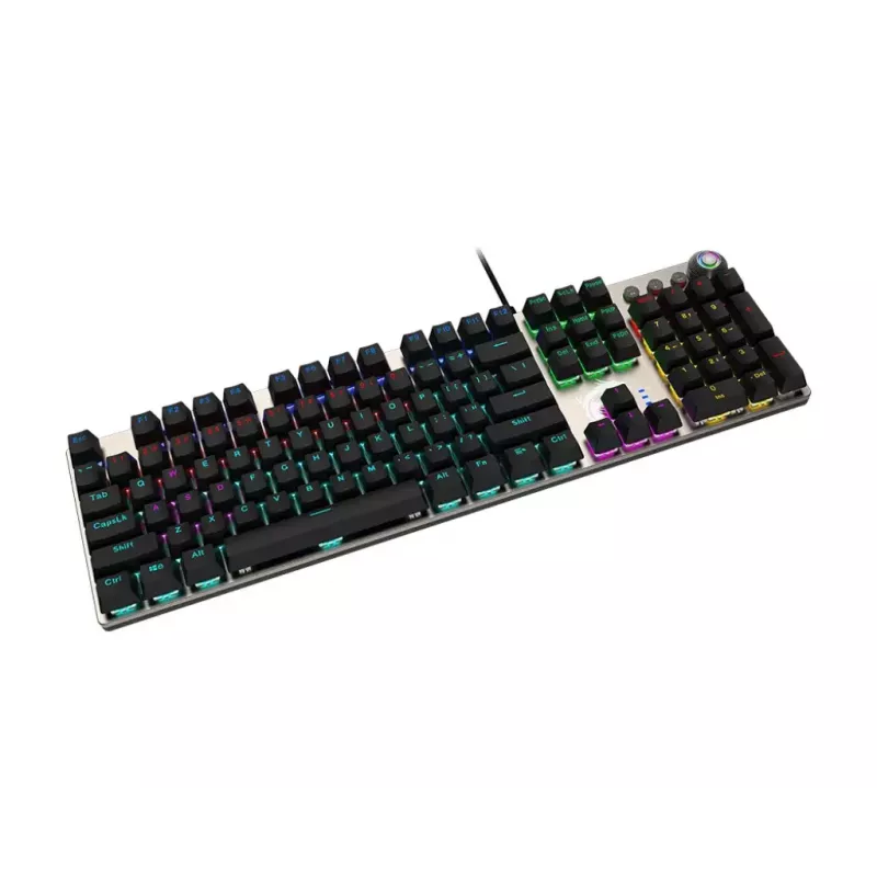 Teclado gaming MSI FORGE GK310 RED DE Mecânico USB QWERTY Preto