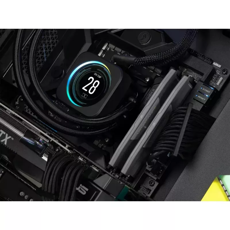 Corsair Vengeance, DDR5-6400, CL32, AMD EXPO + Intel XMP 3.0 - 32 GB Dual-Kit, cinzento