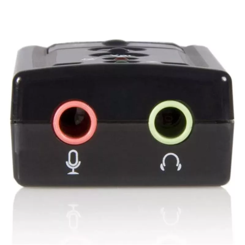 Adaptador de áudio estéreo USB StarTech.com Virtual 7.1 Placa de som externa