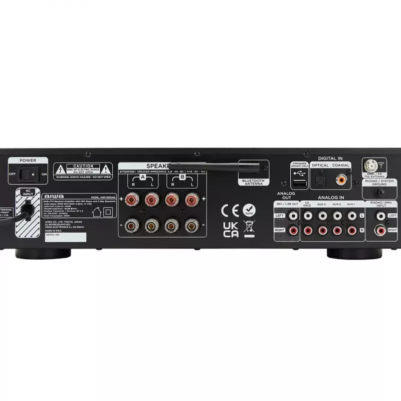 Recetor AV aiwa AMR200 Bluetooth DAB+/FM 200W