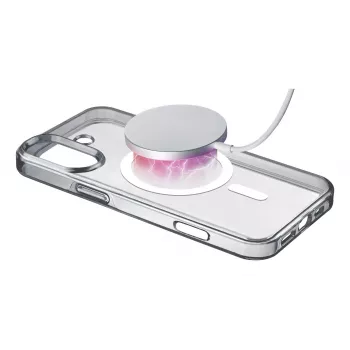 Cellularline Gloss Mag – Capa magnética para iPhone 16 para carregar e fixar no carregador MagSafe