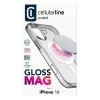 Cellularline Gloss Mag – Capa magnética para iPhone 16 para carregar e fixar no carregador MagSafe