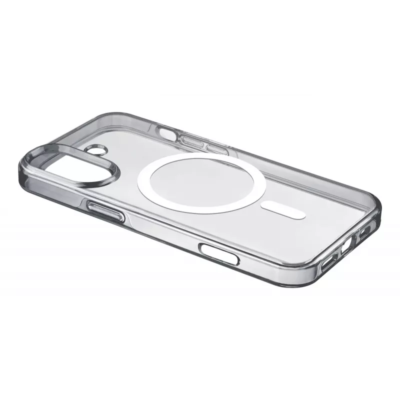 Cellularline Gloss Mag – Capa magnética para iPhone 16 para carregar e fixar no carregador MagSafe